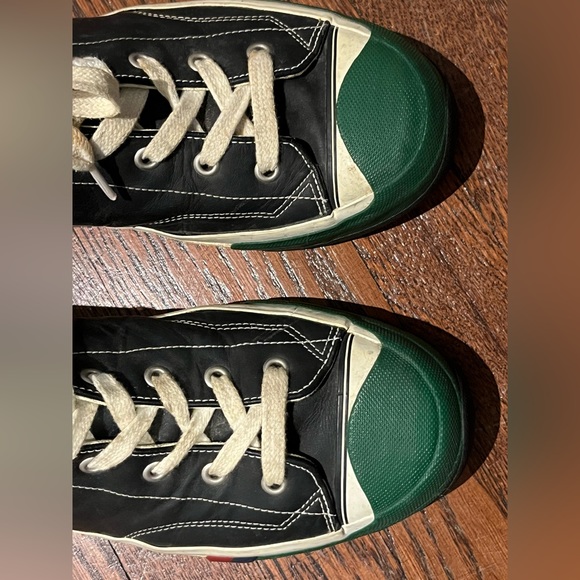 Men’s Black Leather Pro Keds - Picture 2 of 7